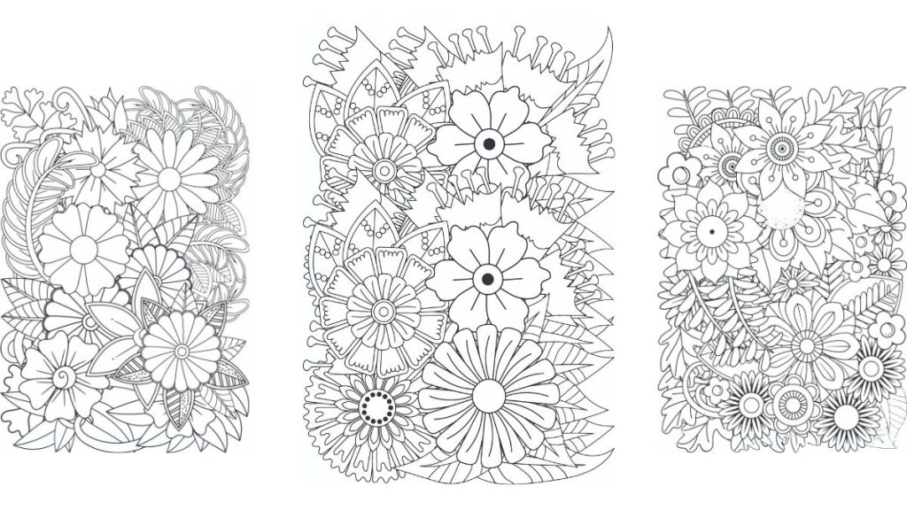 mandalas de flores para colorear