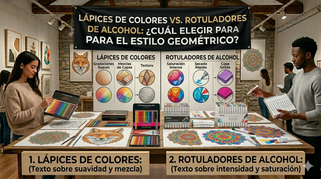 lapices de colores para mandalas