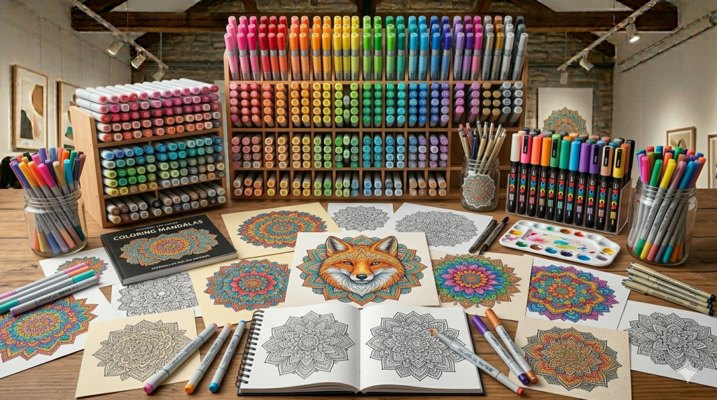mejores rotuladores para mandalas